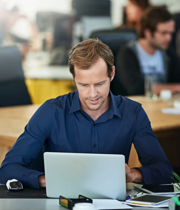 A professional discovering the benefits of the Dynamics 365 CRM Solutions Learning Journey